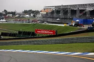 Sign Collection: Formula One World Championship: Anti Smoking banners around the Interlagos circuit
