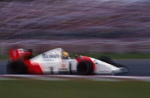 Canada Collection: Formula One World Championship: Ayrton Senna McLaren MP4 / 7A retired with an electrical problem