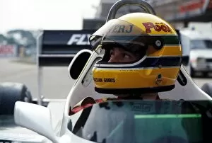 1983 Gallery: Formula One World Championship: Ayrton Senna was to test the Williams FW08C for the first time