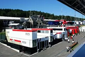 Images Dated 8th September 2005: Formula One World Championship: BAR Motorhome in the paddock