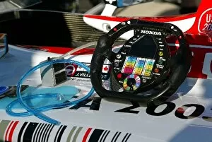Images Dated 25th September 2003: Formula One World Championship: BAR steering wheel