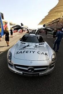 Images Dated 14th March 2010: Formula One World Championship: Bernd Maylander FIA Safety Car Driver on the grid
