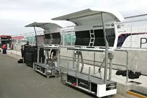 Images Dated 2nd July 2008: Formula One World Championship: BMW Sauber pit equipment