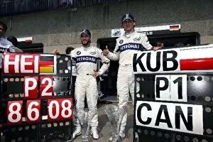 Images Dated 8th June 2008: Formula One World Championship: The BMW Sauber team celebrate their first win