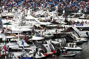 Images Dated 21st May 2009: Formula One World Championship: Boats in the harbour