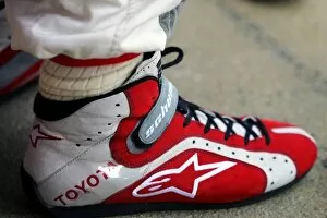 Images Dated 12th May 2006: Formula One World Championship: The boots of Ralf Schumacher Toyota