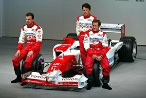 Team Picture Collection: Formula One World Championship: The brand new Toyota TF103 is unveiled
