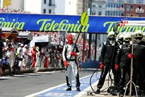 Formula One World Championship: Brawn GP await a pit stop