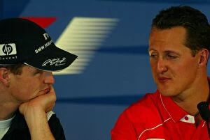 Images Dated 27th September 2002: Formula One World Championship: Brothers Ralf Schumacher Williams