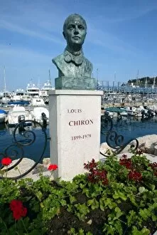 Images Dated 29th May 2003: Formula One World Championship: A bust of former racing driver Louis Chiron