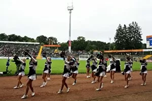 Images Dated 17th July 2008: Formula One World Championship: Cheerleaders at the celebrity football match