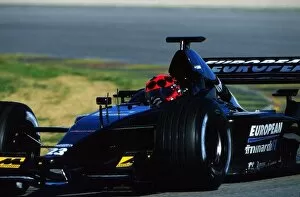 Images Dated 28th February 2002: Formula One World Championship: Christijan Albers drives the European Minardi PS01 on his debut