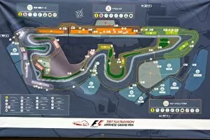 Fuji International Speedway Gallery: Formula One World Championship: Circuit map