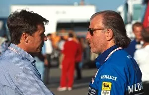 Formula One World Championship: Craig Pollock BAR Managing Director and David Richards Benetton CEO, right