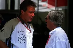 Team Manager Gallery: Formula One World Championship: Craig Pollock BAR Managing Director talks with F1 supremo Bernie