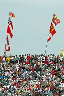 Images Dated 5th July 2003: Formula One World Championship: The crowds on qualifying day