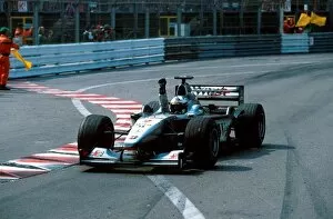 Formula One World Championship: David Coulthard Mclaren MP4-15 celebrates his win