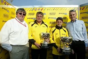 Images Dated 28th April 2003: Formula One World Championship: David Marren B&H with Gary Anderson Jordan Designer