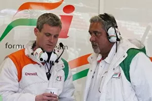 Formula One World Championship: Dominic Harlow Force India F1 Chief Race Engineer talks with Dr