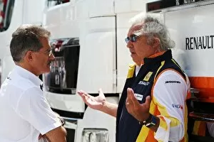 Images Dated 26th July 2009: Formula One World Championship: Dr Mario Theissen BMW Sauber F1 Team Principal with Flavio