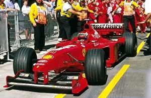 Australia Collection: Formula One World Championship: Eddie Irvine wins his first Grand Prix