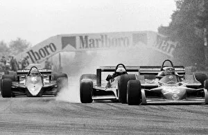 Shunt Collection: Formula One World Championship: Elio de Angelis Shadow DN9 crashes into the back of Bruno