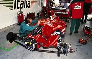 Images Dated 14th October 2004: Formula One World Championship: Emanuele Pirro BMS Scuderia Italia Dallara 191 Judd finished in