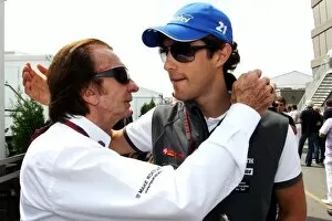 Formula One World Championship: Emerson Fittipaldi FIA Steward with Bruno Senna Hispania Racing F1 Team