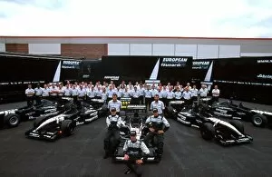 Images Dated 12th July 2001: Formula One World Championship: The European Minardi Team at their Ledbury factory in advance of