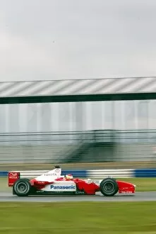 Images Dated 29th May 2002: Formula One World Championship: F3000 and Toyota test driver Ryan Briscoe tests the Toyota TF102