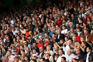 Images Dated 17th July 2008: Formula One World Championship: Fans at the celebrity football match