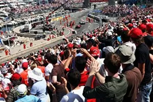 Images Dated 24th May 2009: Formula One World Championship: Fans at the end of the race