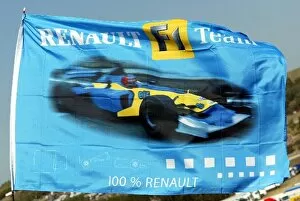 Images Dated 23rd August 2003: Formula One World Championship: Fans of Renault