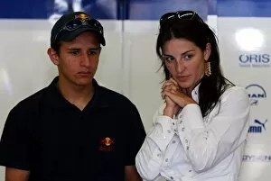 Images Dated 28th May 2004: Formula One World Championship: Federico Montoya with Connie Montoya