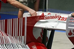 Images Dated 3rd April 2010: Formula One World Championship: Ferrari F10 rear wing detail