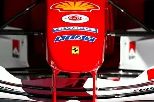 Images Dated 7th May 2004: Formula One World Championship: Ferrari F2004 nose cone