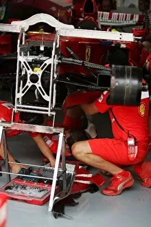 Images Dated 4th April 2008: Formula One World Championship: Ferrari F2008 of Kimi Raikkonen Ferrari F2008 in the pits