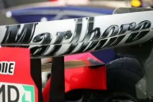 Images Dated 12th March 2006: Formula One World Championship: Ferrari F248 F1 rear wing