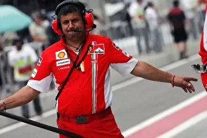 Images Dated 14th April 2007: Formula One World Championship: Ferrari lollipop man