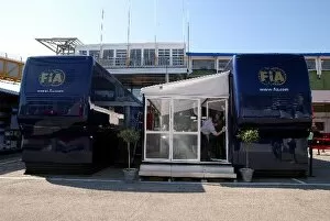 Images Dated 22nd April 2004: Formula One World Championship: The FIA motorhome in the paddock