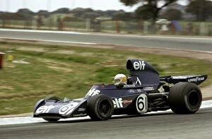 Jarama Collection: Formula One World Championship: Fifth placed Jody Scheckter practices in the old Tyrrell 006 / 2