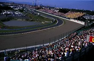 2002 Collection: Formula One World Championship: Fifth placed Takuma Sato Jordan Honda EJ12 leads Jarno Trulli