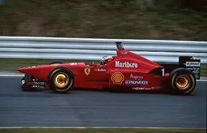 Images Dated 9th January 2001: Formula One World Championship: By finishing 2nd Michael Schumacher Ferrari F310 secured 2nd place