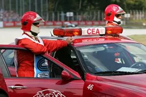 Formula One World Championship: Fire marshals watch qualifying