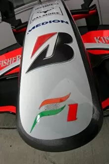 Images Dated 10th October 2008: Formula One World Championship: Force India F1 nose