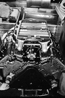 Images Dated 3rd February 2009: Formula One World Championship: A Ford Cosworth DFV engine owned by the Ensign team makes a