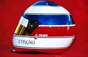 Images Dated 8th March 2001: Formula One World Championship: Formula One Drivers Helmets 2001
