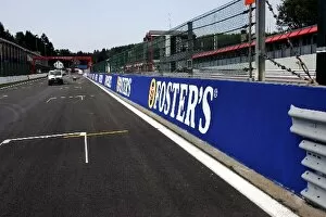 Images Dated 8th September 2005: Formula One World Championship: Fosters branding on the circuit