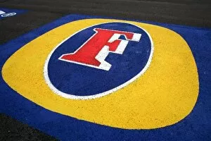 Images Dated 7th July 2005: Formula One World Championship: Fosters signage at Silverstone