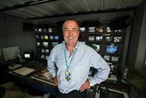 Images Dated 23rd August 2003: Formula One World Championship: Fritz Melchert, TV Director for the F1 International feed